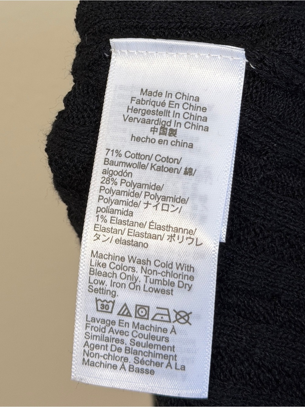 J. CREW Cable Knit Sweater Dress Short Sleeve Size Small Black & White NEW NWOT - Picture 10 of 10